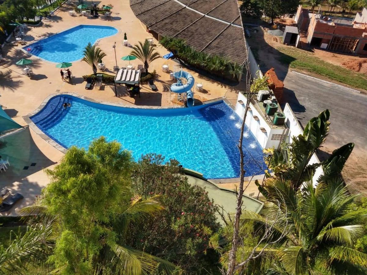 Enseada Nautico Apart Flat I Vista Para O Lago Corumba Caldas Novas Kültér fotó